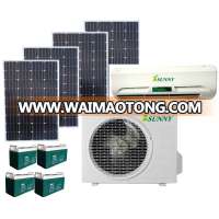 12000btu 3.5kw 100% Solar Powered 48V DC Air Conditioning Split Wall Mounted Solar Air Conditioner