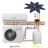 9000BTU Wall Mounted Solar Air Conditioner With Sunflower Solar Panel For Refrigeration 48V DC off-grid Air Conditioning